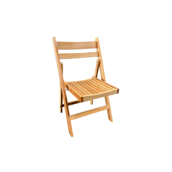 Folding Wood Chair スタンダード（新品未使用） Wood Slatted Folding Chair – Advanced Stanchions