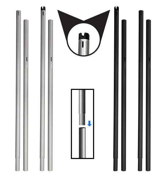 Pipe & Drape - 8' Break Apart Fixed Slip-Fit Upright