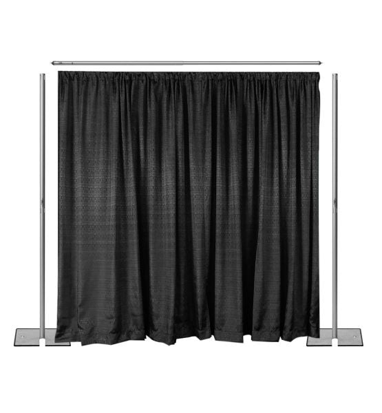 Pipe and Drape Kit: 8' High x 6' - 10' Wide