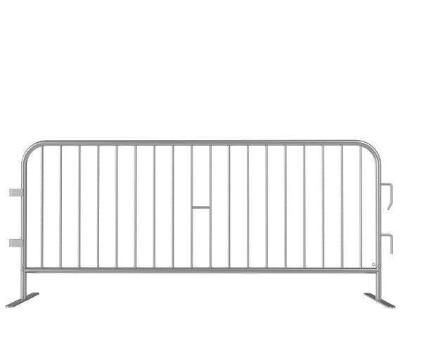 Heavy Duty Steel Barricades - 10 PACK
