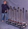 Visiontron Vertical Post Storage Cart - Holds 18 Posts