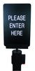 Post Mount Sign Bracket - Holds 7" x 11" ColorCore Signs