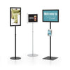 Perfex Pedestal Sign Frames - 8.5" x 11" / Adjustable Height (26" to 50")