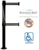 Visiontron Retracta-Belt Fixed Post - 10' Belt - Dual Line