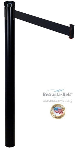 Visiontron Mini Socket Mounted Retracta-Belt Posts - 10' Belt