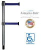 Visiontron Retracta-Belt Fixed Post - 10' Belt - Dual Line