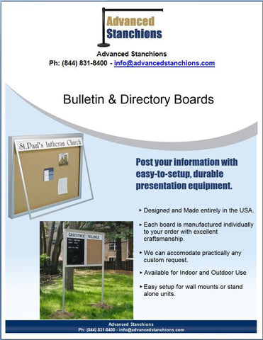 Visiontron Bulletin and Directory Boards
