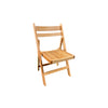 Wood Slatted Folding Chair