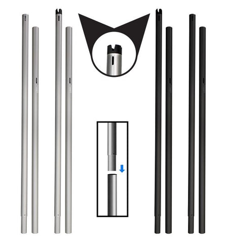 Pipe & Drape - 8' Break Apart Fixed Slip-Fit Upright