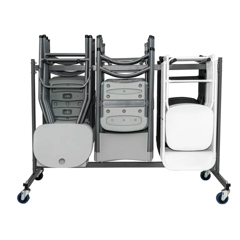 Zown Classic Heavy Duty Folding Chair Trolley Cart