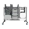 Zown Classic Heavy Duty Folding Chair Trolley Cart