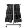 Zown Classic Heavy Duty Folding Chair Trolley Cart