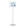 Perfex Pedestal Sign Frames - 14" x 22" / Adjustable Height (26" to 50")