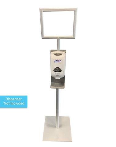 Sanitizer Stand for Automatic Hand Sanitizer Dispensers (with frame)