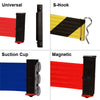 Visiontron Retracta-Belt Cone Toppers - 15' Belt - Fluorescent Orange