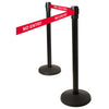 G5 Retracta-Belt PRIME Aluminum Outdoor - Set of 2 Posts - 10ft Belts