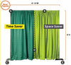 Pipe and Drape Kit: 8' High x 6' - 10' Wide