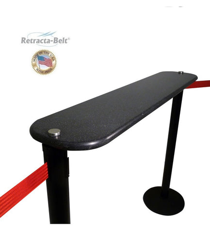 Visiontron Post Mount Writing Table for Retracta-Belt