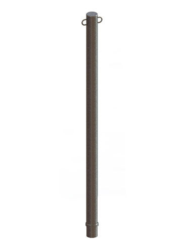 Threaded Loop Post Visiontron Steel Outdoor Loop Chain Post | Advanced Stanchions